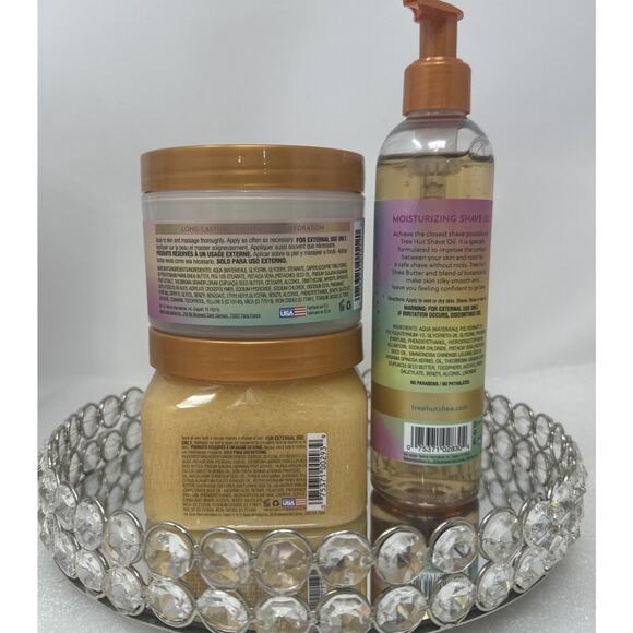3~Piece Tree Hut Tropic Glow Firming Whipped Shea Butter, Sugar Scrub & Oil - Picture 3 of 4